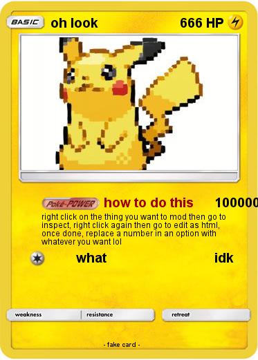 Pokemon oh look