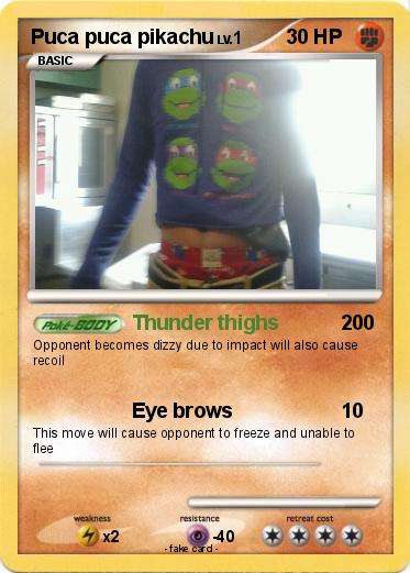 Pokemon Puca puca pikachu