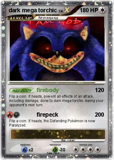 Pokemon dark mega torchic