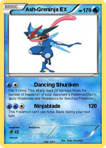 Pokemon Ash-Greninja EX