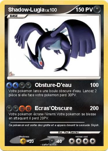 Pokemon Shadow-Lugia