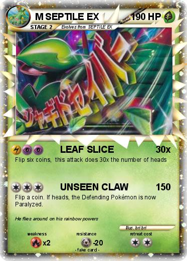 Pokemon M SEPTILE EX