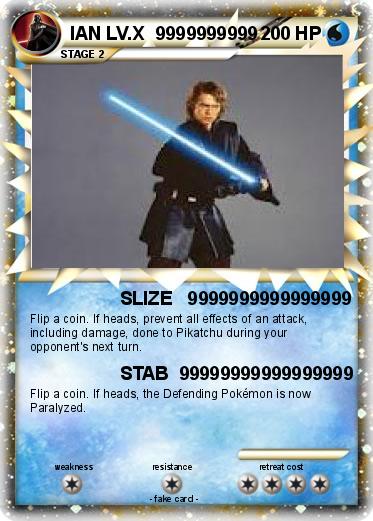 Pokemon IAN LV.X  9999999999