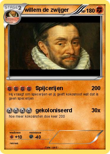 Pokemon willem de zwijger