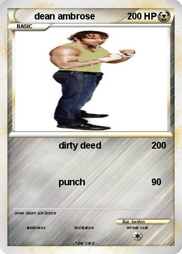 Pokemon dean ambrose