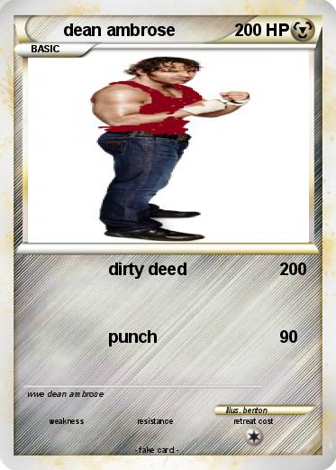 Pokemon dean ambrose