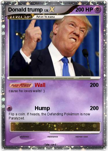 Pokemon Donald trump