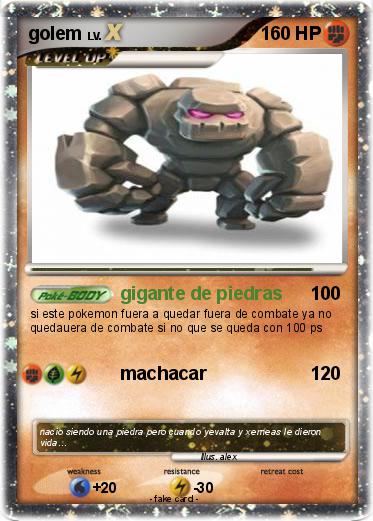 Pokemon golem