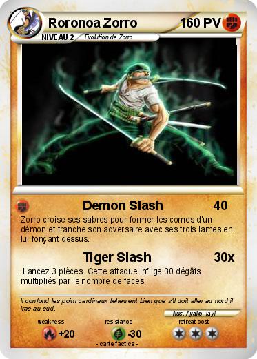 Pokemon Roronoa Zorro