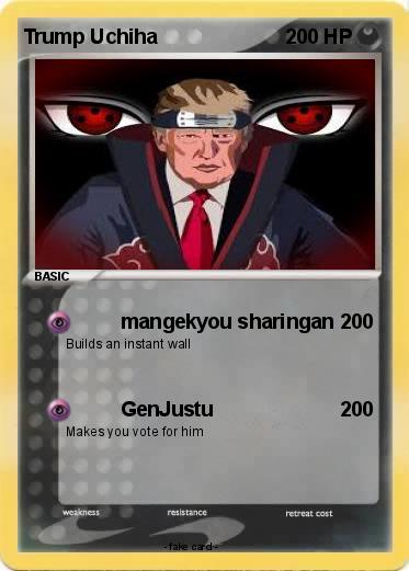 Pokemon Trump Uchiha