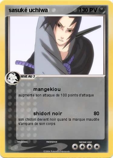 Pokemon sasuké uchiwa