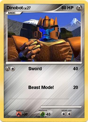Pokemon Dinobot