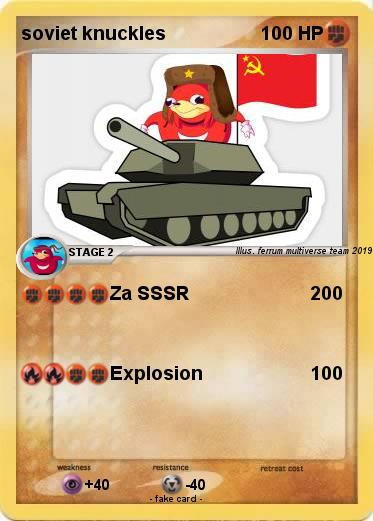 Pokemon soviet knuckles
