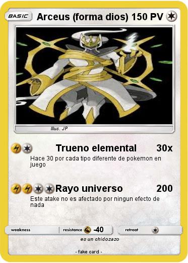 Pokemon Arceus (forma dios)