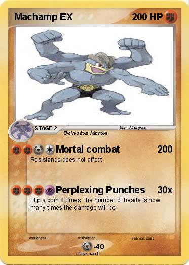Pokemon Machamp EX