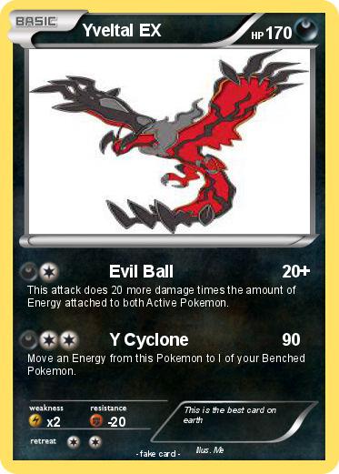 Pokemon Yveltal EX