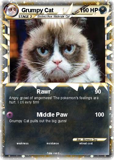 Pokemon Grumpy Cat