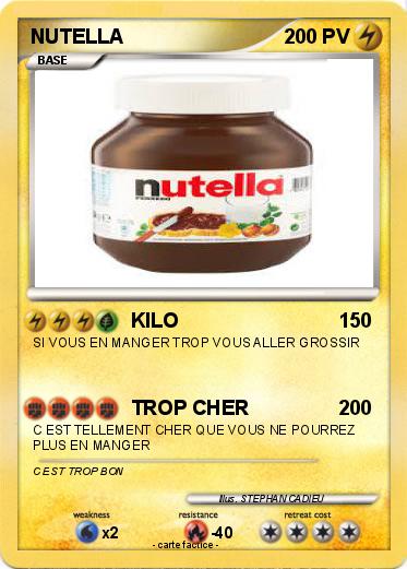 Pokemon NUTELLA