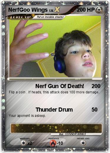 Pokemon NerfGoo Wings