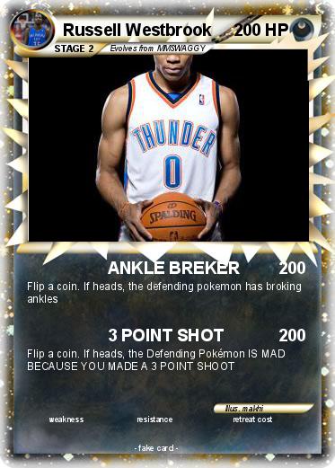Pokemon Russell Westbrook