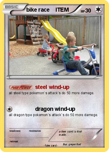 Pokemon bike race    ITEM