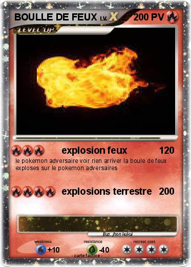 Pokemon BOULLE DE FEUX