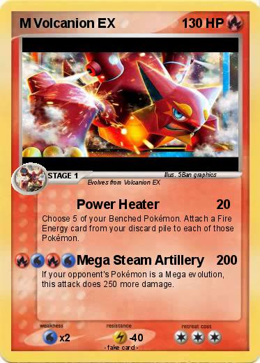 Pokemon M Volcanion EX