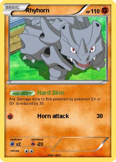 Pokemon Rhyhorn