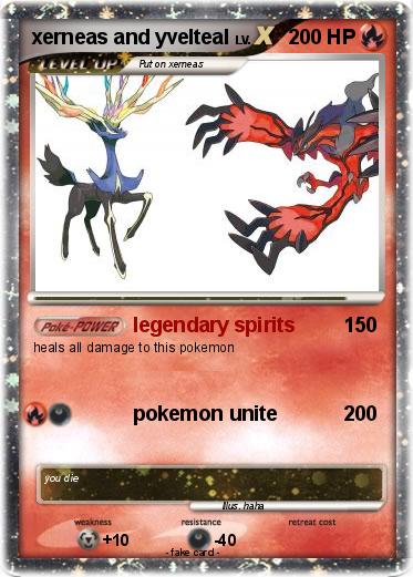 Pokemon xerneas and yvelteal