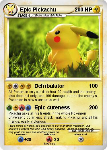Pokemon Epic Pickachu