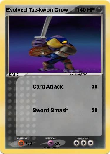 Pokemon Evolved Tae-kwon Crow