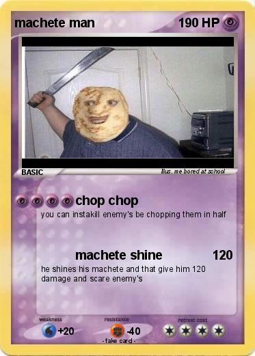 Pokemon machete man