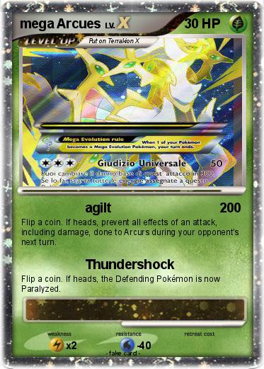 Pokemon mega Arcues