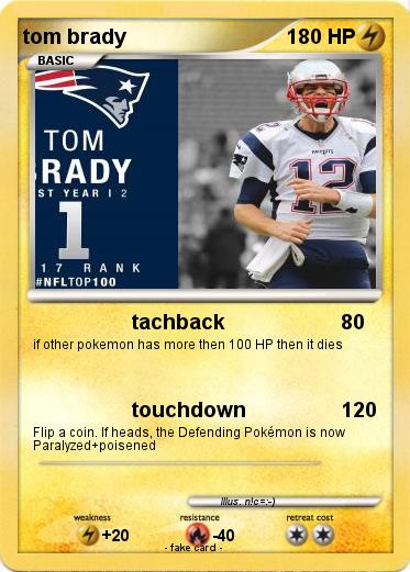Pokemon tom brady