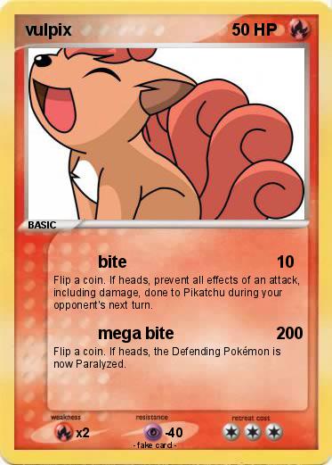 Pokemon vulpix