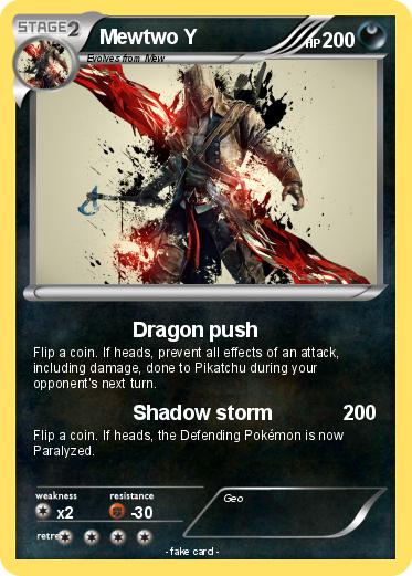 Pokemon Mewtwo Y