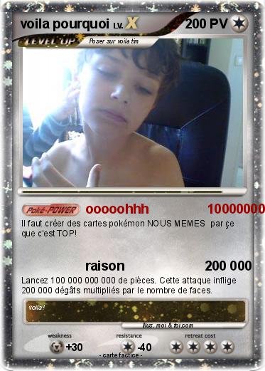 Pokemon voila pourquoi