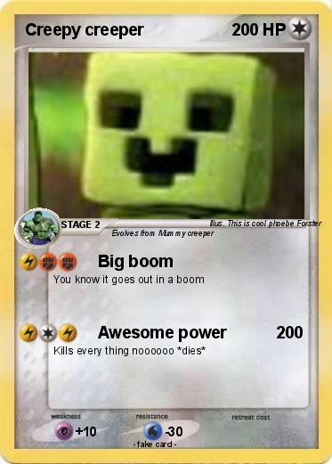 Pokemon Creepy creeper