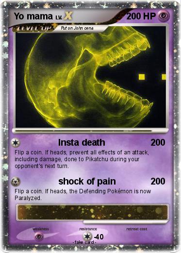 Pokemon Yo mama