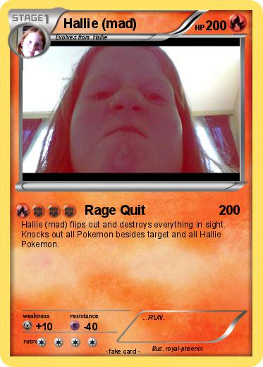 Pokemon Hallie (mad)