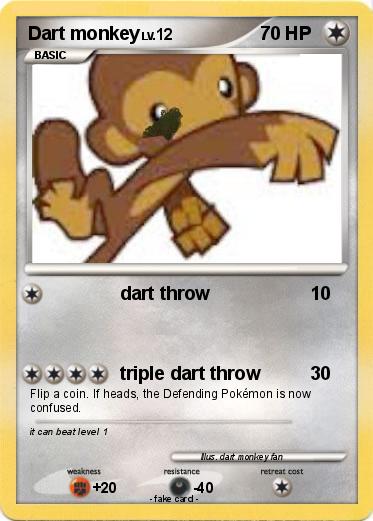 Pokemon Dart monkey