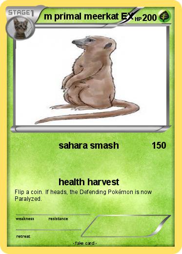Pokemon m primal meerkat EX