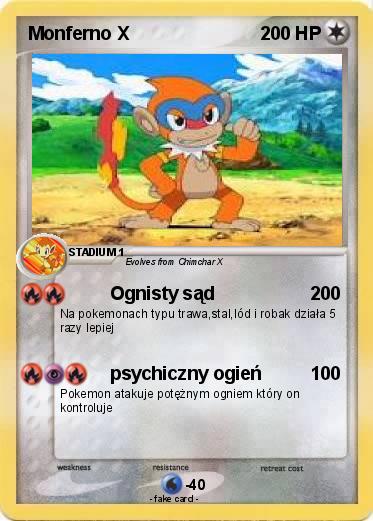 Pokemon Monferno X