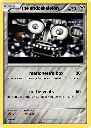 Pokemon the endoskeleton