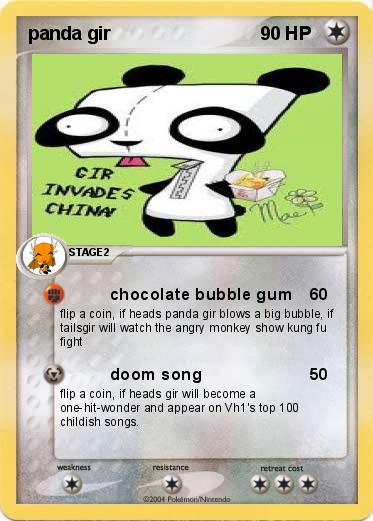 Pokemon panda gir