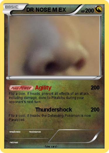 Pokemon DR NOSE M EX