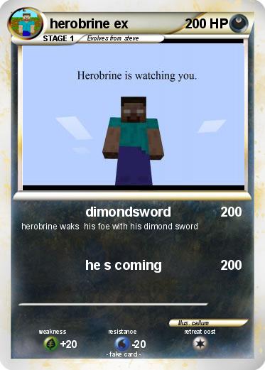 Pokemon herobrine ex