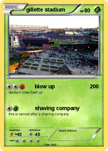 Pokemon gillette stadium