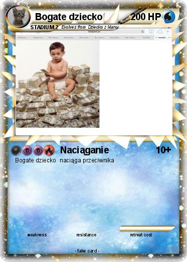 Pokemon Bogate dziecko