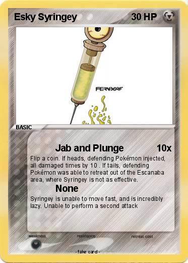 Pokemon Esky Syringey